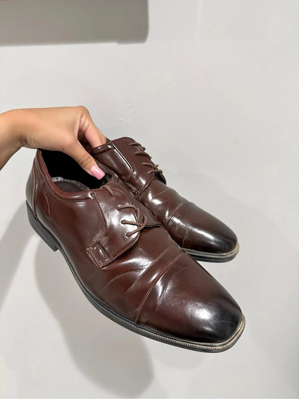 🖤 Van Heusen Men's Brown Oxfords Like New